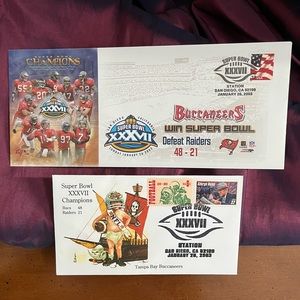 2003 NFL 37th Superbowl Tampabay Buccaneers San Diego 1st Day Issues
